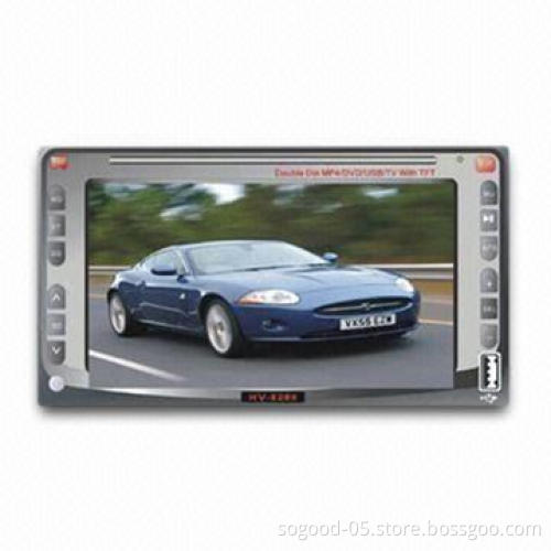 Car DVD Player with Electronic CD Control and Built-in TV Tuner
